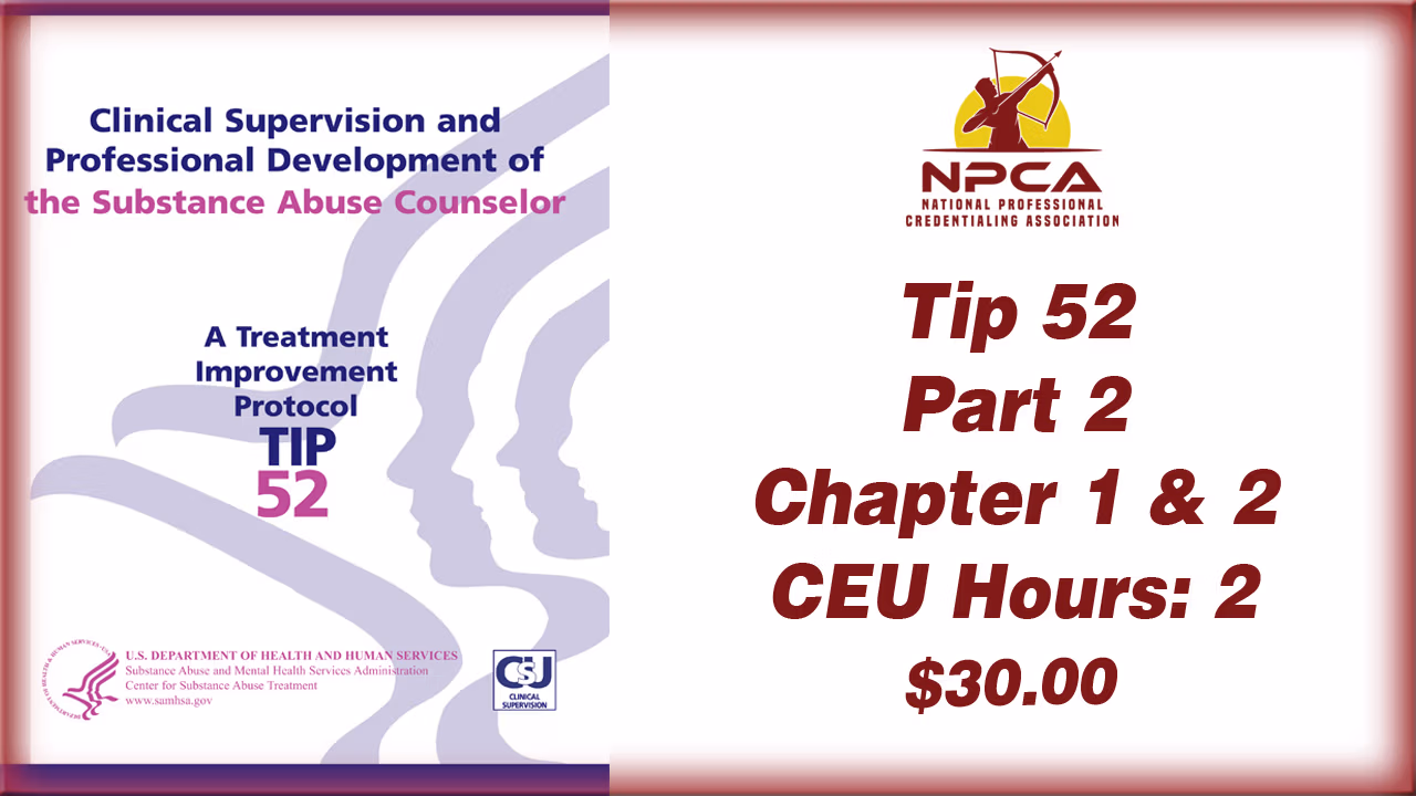 TIP 52 – Module 2