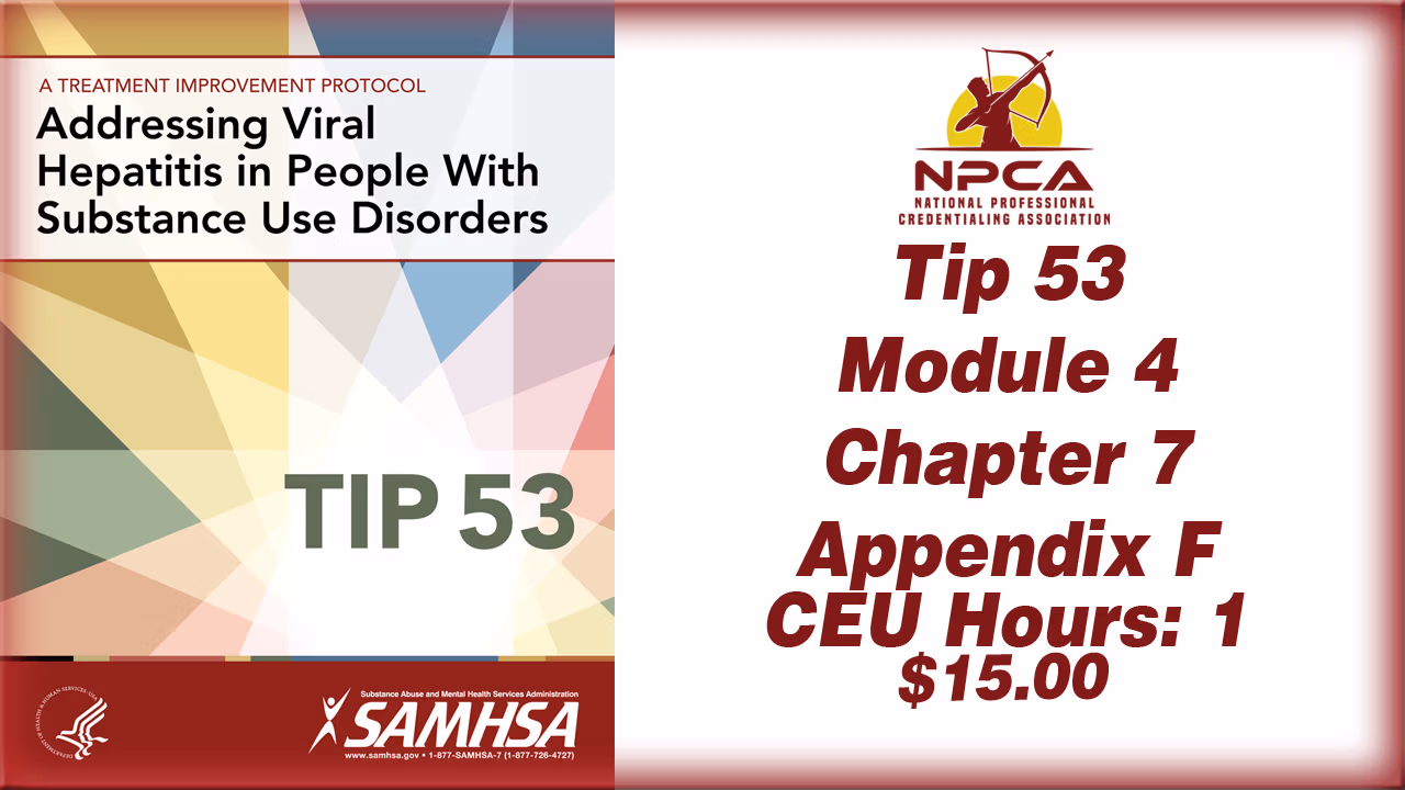 TIP 53 – Module 4