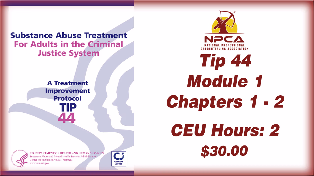 TIP 44 – Module 1