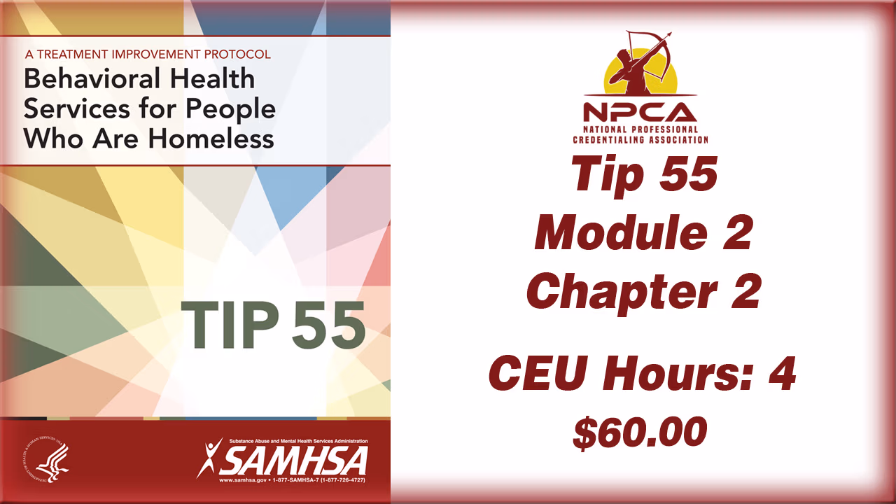 TIP 55 – Module 2