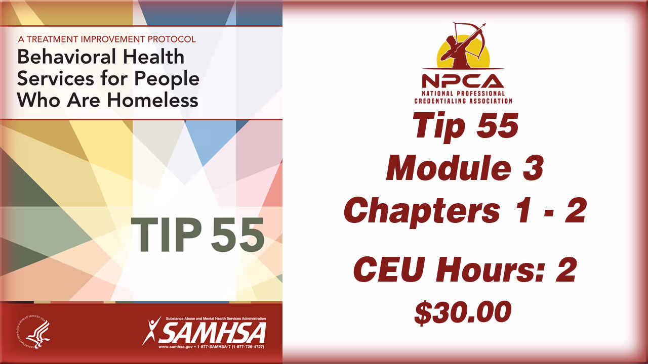 TIP 55 – Module 3